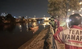 Xuyên đêm tìm kiếm thi thể cô gái nhảy cầu tự tử