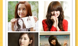 Năm gương mặt đẹp nhất của xứ sở Kim Chi