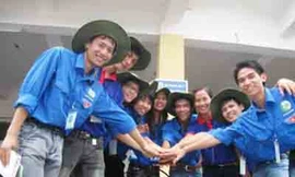 Đội hình tình nguyện tiếp sức mùa thi của tỉnh Ninh Bình