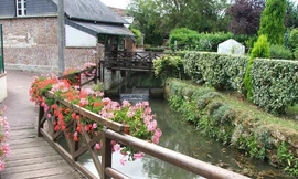 Ngỡ ngàng làng hoa nước Pháp