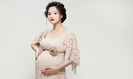 Vũ Thu Phương diện váy ren gợi cảm khoe bụng bầu