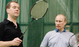 Tổng thống Nga nói về 'tình yêu với môn cầu lông'