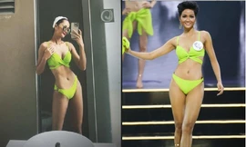 H'Hen Nie tung ảnh bikini từ thời thi hoa hậu, gây choáng với vòng eo 'con kiến'