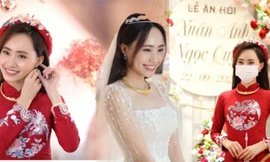 BTV thời tiết Xuân Anh làm đám cưới 'đặc biệt' trong mùa COVID 