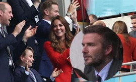 Loạt ảnh vợ chồng hoàng tử William hội ngộ David Bekham ở trận đấu tuyển Anh gây 'sốt' 
