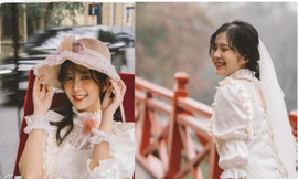 'Con gái' NSƯT Hoàng Hải xinh ngỡ ngàng gây thương nhớ