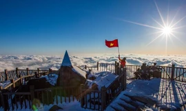 Lạnh dưới 0 độ C, đêm nay Fansipan có thể trắng băng tuyết