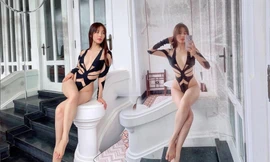 Diễm My 9x tung hình áo tắm xẻ sâu táo bạo