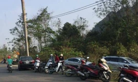 Hiện trường xảy ra vụ việc.