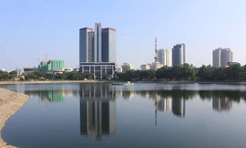 Hồ Thành Công nơi xảy ra sự việc.