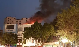 Hiện trường vụ cháy. Ảnh: Otofun