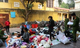 Nhiều tài sản bị đối tượng trộm cắp tại các cửa hàng. Ảnh: Công an Vĩnh Phúc.