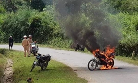 Hiện trường vụ việc.