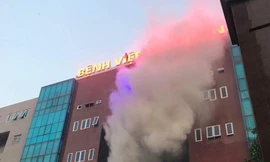 Hiện trường vụ cháy. Ảnh: Facebook