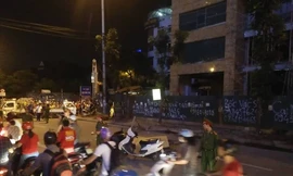 Hiện trường vụ việc.