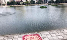 Hồ Ngọc Khánh nơi xảy ra sự việc.