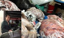 Số hàng bị thu giữ và đối tượng Thành.