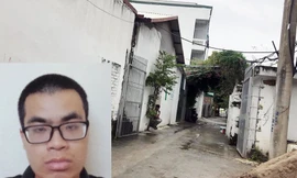 Đối tượng Vương (Ảnh: CAND) và nơi xảy ra vụ việc.