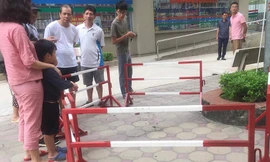 Hiện trường vụ việc.