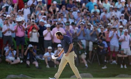 Khoảnh khắc bùng nổ cảm xúc của Scottie Scheffler khi vô địch PGA Championship 