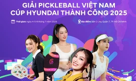 Hơn 1 tỷ đồng giải thưởng chờ đón các tay vợt xuất sắc tại Giải Vô địch Pickleball Việt Nam 2025