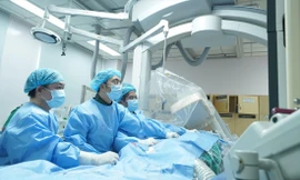 Phương pháp thay van động mạch phổi qua da đã được Bệnh viện Đại học Y Dược TPHCM thực hiện thành công ảnh: BVCC 