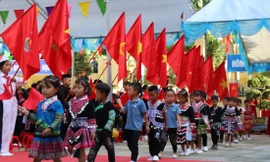 Niềm vui ở điểm trường từng hứng lũ 