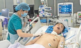 Suốt 15 năm công tác tại Bệnh viện Chợ Rẫy, năm nào BS Lê Nguyên Hải Yến cũng tham gia trực Tết ảnh: Vân Sơn 