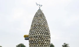 Tháp Thần Nông ghép từ 1.012 cối đá ở Bắc Ninh 