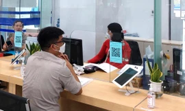 Văn phòng một cửa Bình Dương, nơi tiếp nhận hồ sơ cấp phép lao động nước ngoài ảnh: H.C 