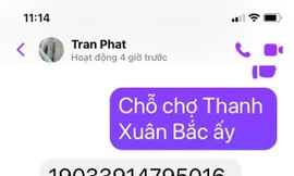 Nội dung anh Nam trao đổi mua tôm nhưng kẻ bán mất tích