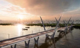 Thiết kế cầu Thượng Cát Hà Nội vừa được giải nhất