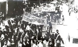 Sinh viên học sinh phát động phong trào đấu tranh chính trị, tháng 3/1966