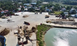 Bãi gỗ không phép quy mô lớn tại phường Trung Thành (TP Phổ Yên, tỉnh Thái Nguyên) bị xử phạt 260 triệu đồng