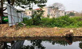 Dự án nhà xã hội tại phường Thượng Thanh, quận Long Biên, Hà Nội triển khai từ năm 2008 đến nay vẫn là bãi đất hoangẢnh: Minh Tuấn 