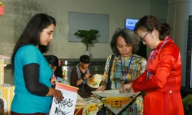 Những vị khách quốc tế “xông đất” TPHCM Ảnh: PHONG NGUYỄN 