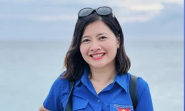 Chị Đỗ Thị Kim Hoa, Giám đốc Trung tâm Tình nguyện Việt Nam 