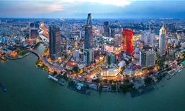 TPHCM (trong ảnh) sẽ sớm xây dựng trung tâm tài chính quốc tế Ảnh: VGP