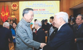 Tổng Bí thư Tô Lâm tiếp xúc cử tri Hà Nội sau Kỳ họp thứ 8, Quốc hội khóa XV Ảnh: Như Ý 