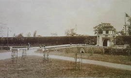 Cổng thành Vinh năm 1929Ảnh: Trần Đình Quán 