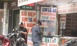 Các điểm bán sim lớn là đối tượng thanh tra lần này Ảnh minh họa: Như Ý