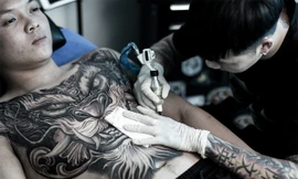 Dịch vụ xăm có mặt ở khắp nơi 