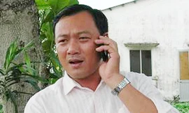 Phó công an xã Huỳnh Tấn Hải Ảnh: Tuấn Anh