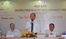 Buổi họp báo Chương trình Đi bộ Từ thiện Lawrence S. Ting lần thứ 12 – 2017 đã diễn ra vào ngày 28/12/2016, tại trụ sở Công ty TNHH Phát triển Phú Mỹ Hưng.