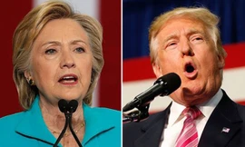 Hillary Clinton và Donald Trump. Ảnh: AP.