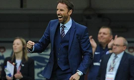 HLV Gareth Southgate được nếm trải hương vị chiến thắng ngay ở trận đầu tiên dẫn dắt tuyển Anh. Ảnh: Reuters.
