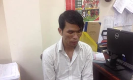 Nghi can Dũng bị công an tạm giữ để phục vụ điều tra. Ảnh: CA.