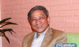 GS.TS Nguyễn Minh Thuyết: "Trường nào vẫn cứ đào tạo hời hợt, yếu kém thì sẽ dần dần không thể tuyển sinh nổi nữa". Ảnh: GDVN.