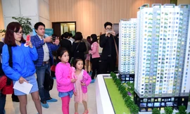 Mô hình tổng thể dự án thu hút sự chú ý của khách hàng bởi dự án được hưởng trọn vẹn tiện ích trong khu đô thị Dương Nội.