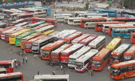 Từ 1/2 Hà Nội sẽ xử lý hơn 690 “nốt” xe khách trái tuyến tại 3 bến xe. Ảnh: A.Trọng.